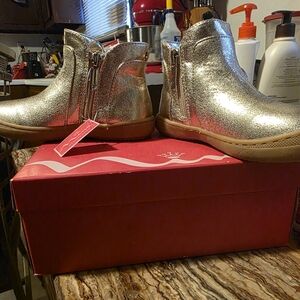 Bally Metallic Gold Leather Footwear